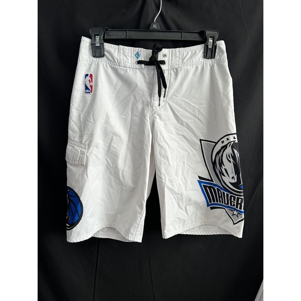 Quick Silver‎ Dallas Mavericks NBA Basketball Swim Trunks Size Youth 14